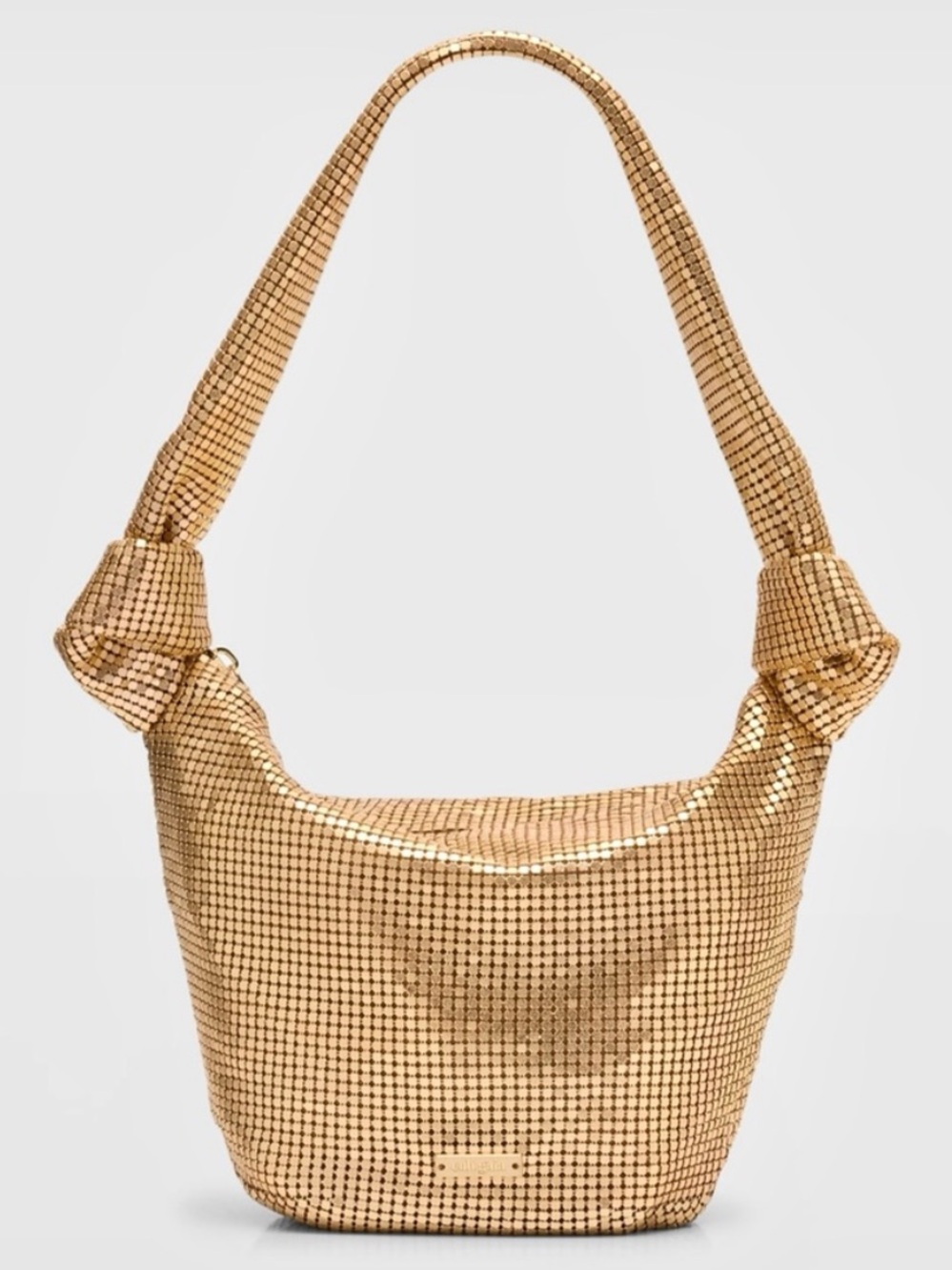 🌺🎉HP🎉🌺 NWT Cult Gaia Gia Bag Brushed Brass - Picture 2 of 16